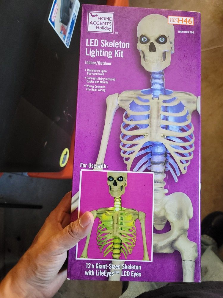 12ft Skeleton Skelly Led Light For Body Brand New Home Depot 
