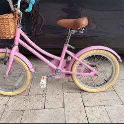 Girl Pink bike