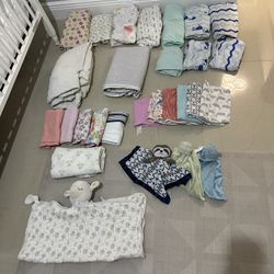 Crib Sheets, Baby Blankets, Etc