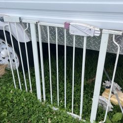 Walking Through Gate For Kids Pets And Garden 35” Inches Wide And 7” Tall 