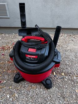 CRAFTSMAN CMXEVBE17594 12 Gallon 6.0 Peak HP Wet Dry Vac, Portable Shop Vacuum Wet and Dry with Filter, Dust Bag, Hose and Attachments