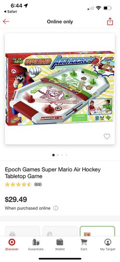 Super Mario Air Hockey