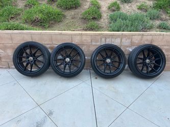 Black Flow Technik 20” Rims And Tires $450 O.B.O