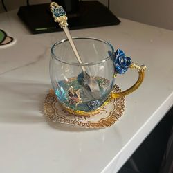 Luxury Vintage Glass Cup