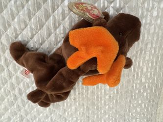 Chocolate the moose 1993 beanie baby