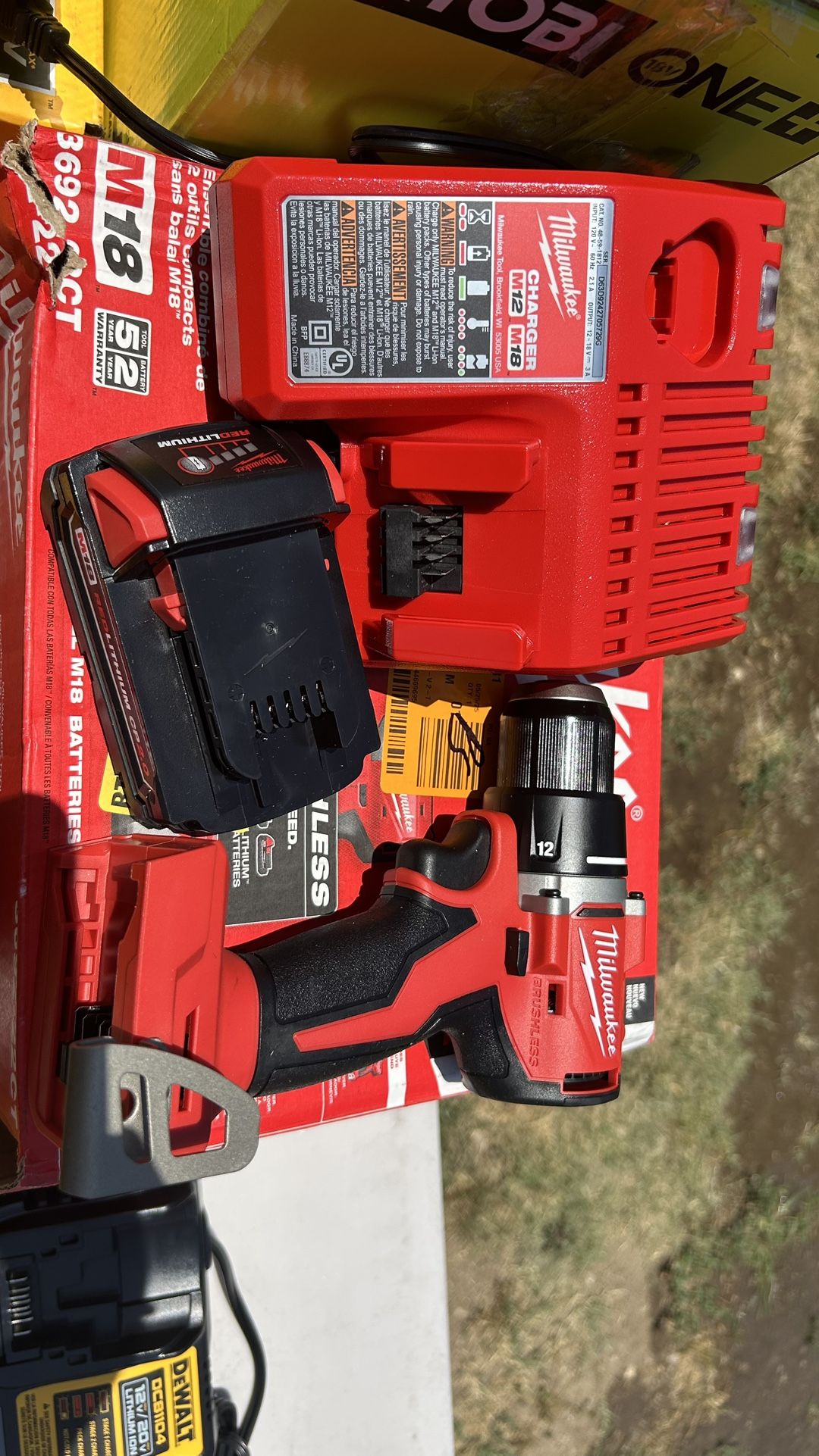 milwaukee drill set