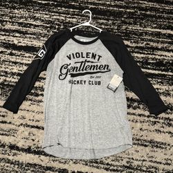 Violent Gentlemen shirt VGHC SIZE M hockey club Anaheim Ducks
