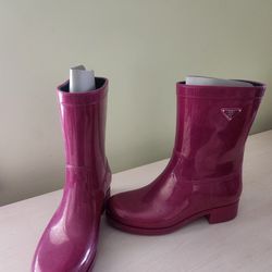 Prada Rain Boots Size 41