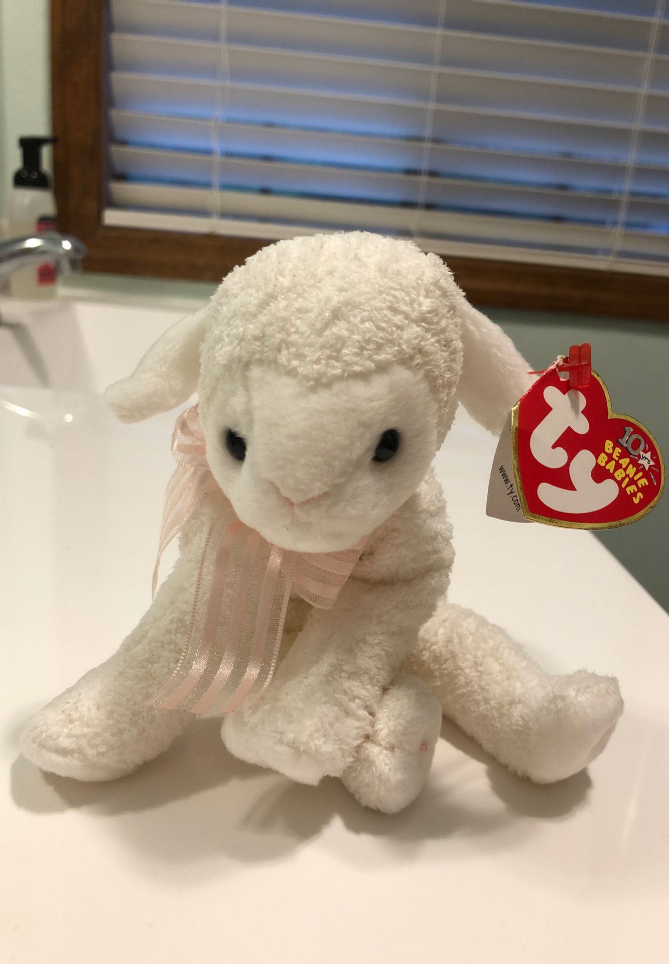 TY Beanie Baby Lullaby sheep from May 2002