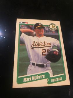 Mark McGuire baseball card
