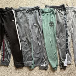 6 Pairs Boys Athletic Pants - Size 10/12