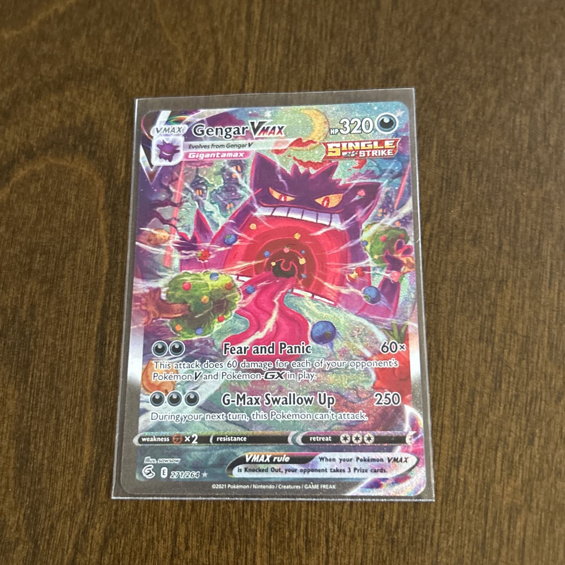 Gengar Vmax Alternate Full Art 