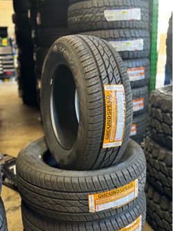 225/60/16 Groundspeed 4 New Tires Installed And Balanced