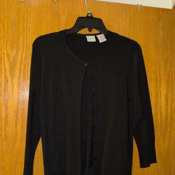 Merona Black Cardigan Size Small