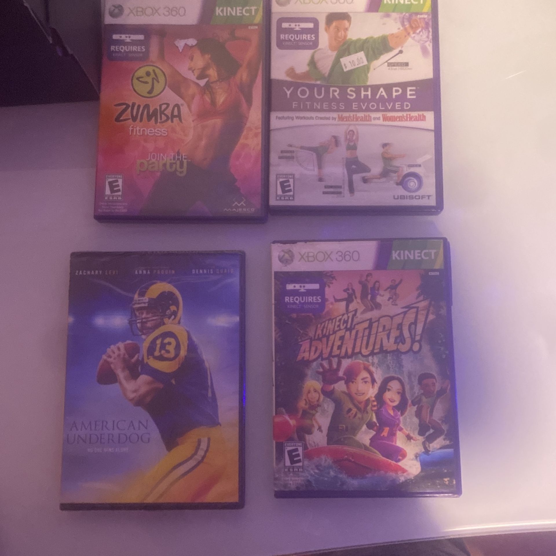 Xbox 360 Games And Movie 4 For 10