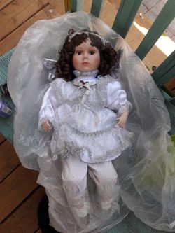 Angel porcelain doll