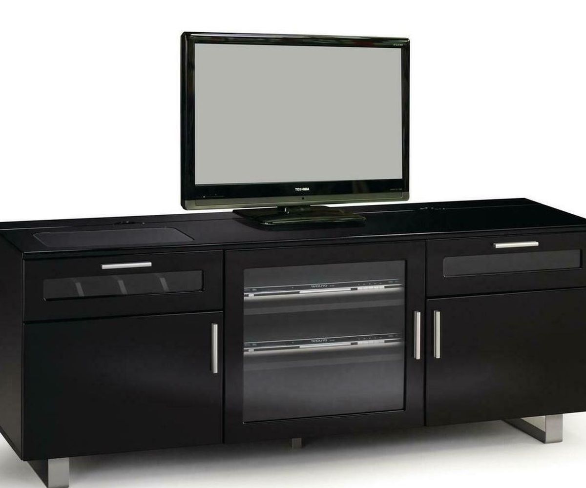 Coaster Modern Connect-It TV Console Black 60" 700672