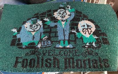 Haunted Mansion 'Welcome Foolish Mortals' Doormat