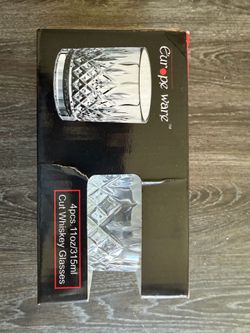 Cut Whiskey Glasses
