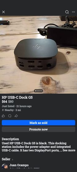 HP USB-C Dock G5 Docking Station