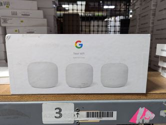 Google Nest Wifi Mesh System 3-Pack (GA00823-US) – AC2200