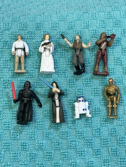 Star Wars Micro Machines Action Fleet figures x 8   *see photo