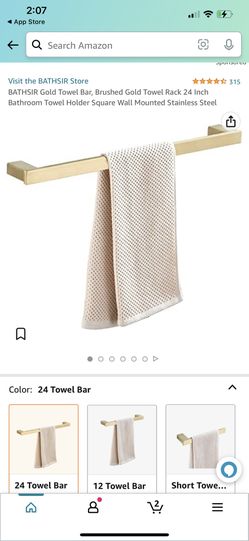 Gold Towel Bar