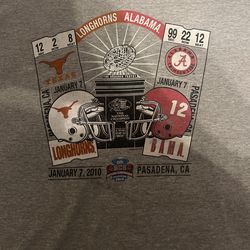 2010  Alabama vs Texas BCS championship shirt 