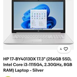 HP 17in Laptop Intel Core i3