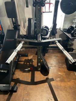 Home Gym Equipment Lot – Power Rack Attachments, Dip Bar, VOLTRA Mount, Functional Trainer Parts