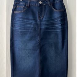 Dark Denim Skirt