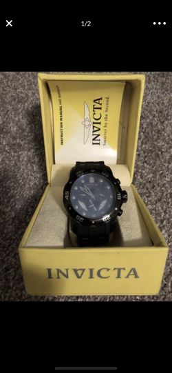 Black invicta watch never worn brand new