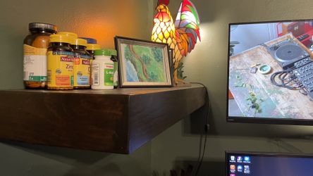 Handmade Wood Floating Shelf