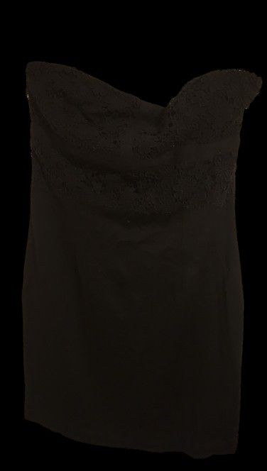 Nikibiki Floral Texture Strapless Pleated Tube Dress