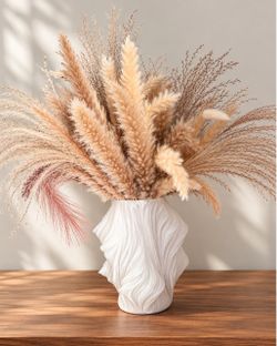Unbreakable Vase with Pampas Arrangement