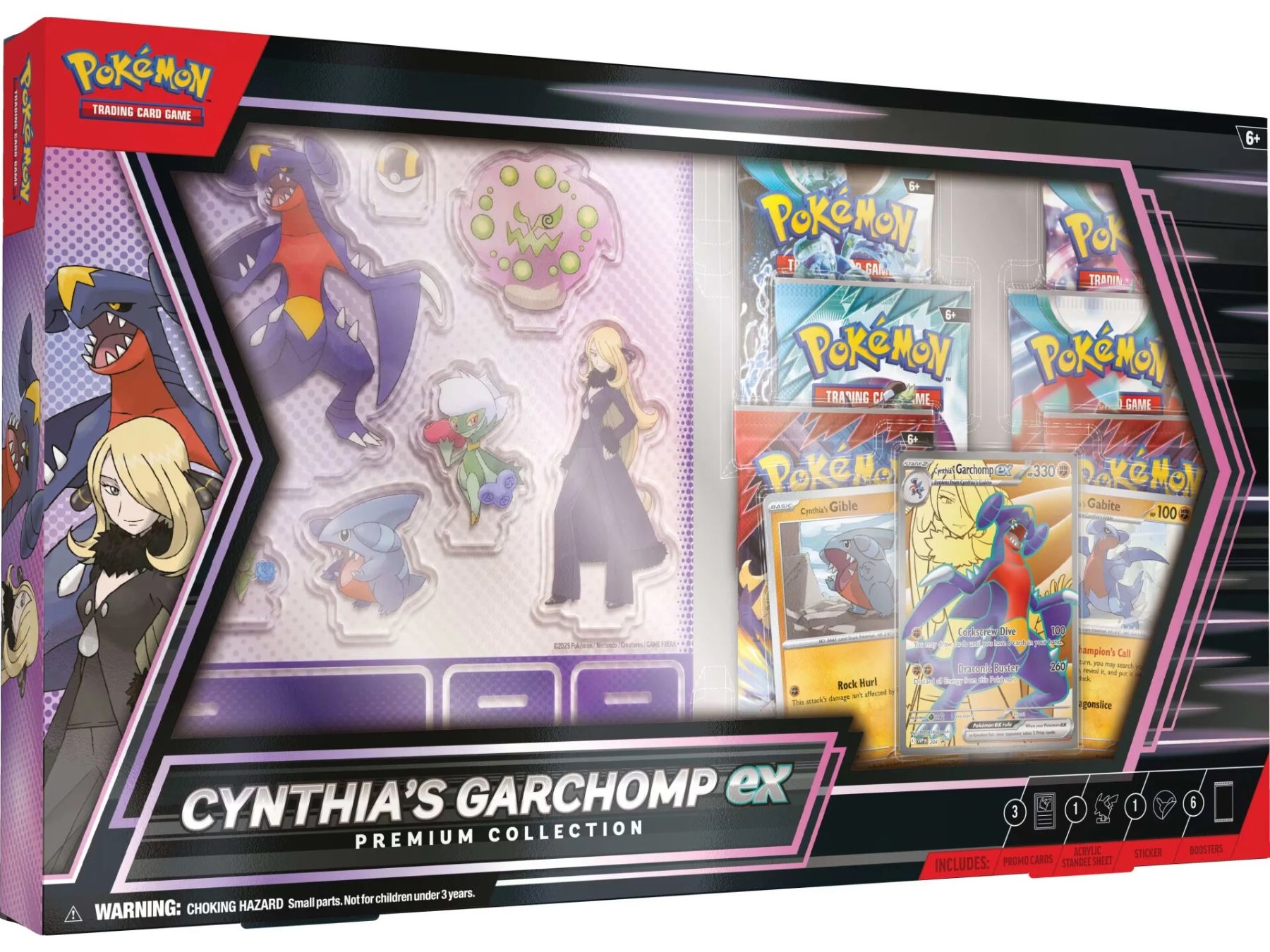 2025 Pokémon Scarlet & Violet Cynthia's Garchomp ex Premium Collection Box