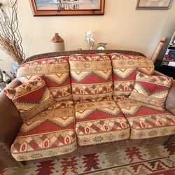 Southwestern Style Sofa / Couch  -  Excellent Condition