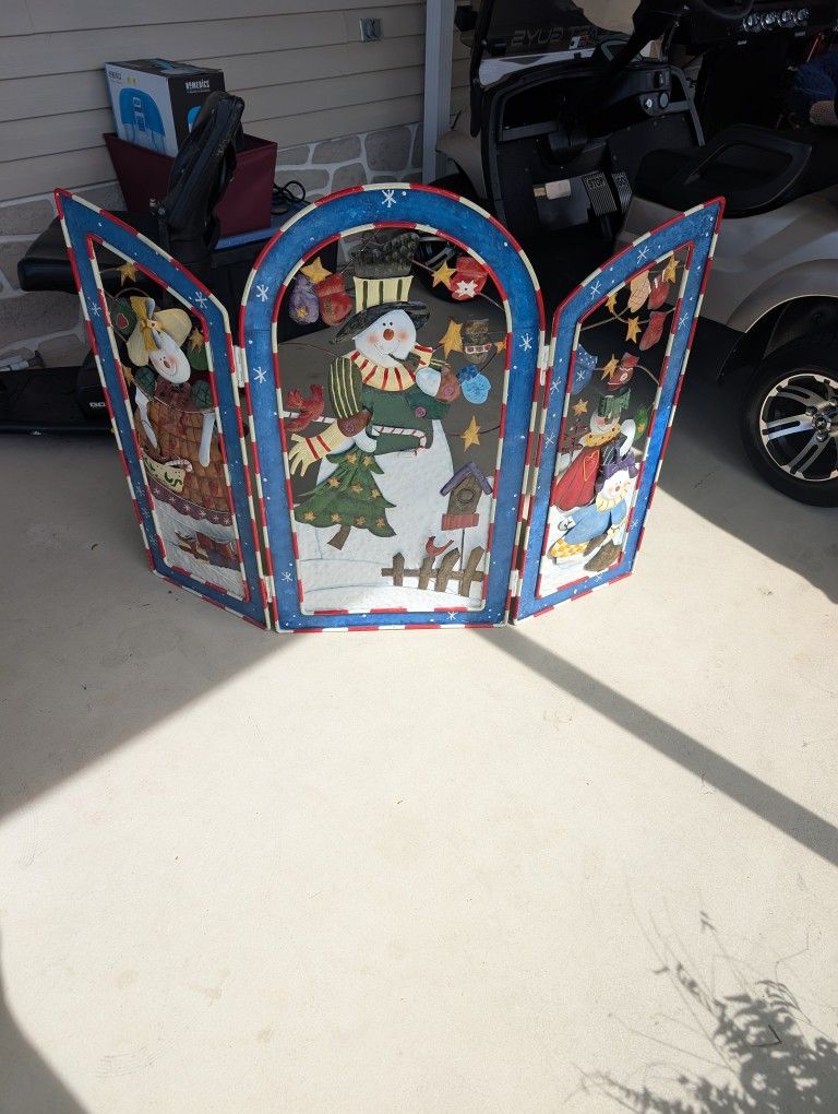 Fireplace Covering- Christmas In July!!!