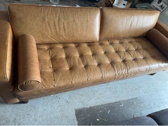 Leather couch