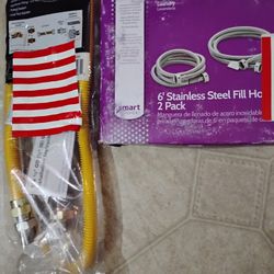 """GAS LINE KIT APPLIANCE"FOR”$45 "GAS DRYER & WASHER HOSES BRAND NEW 