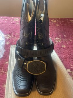 botas de piton negras