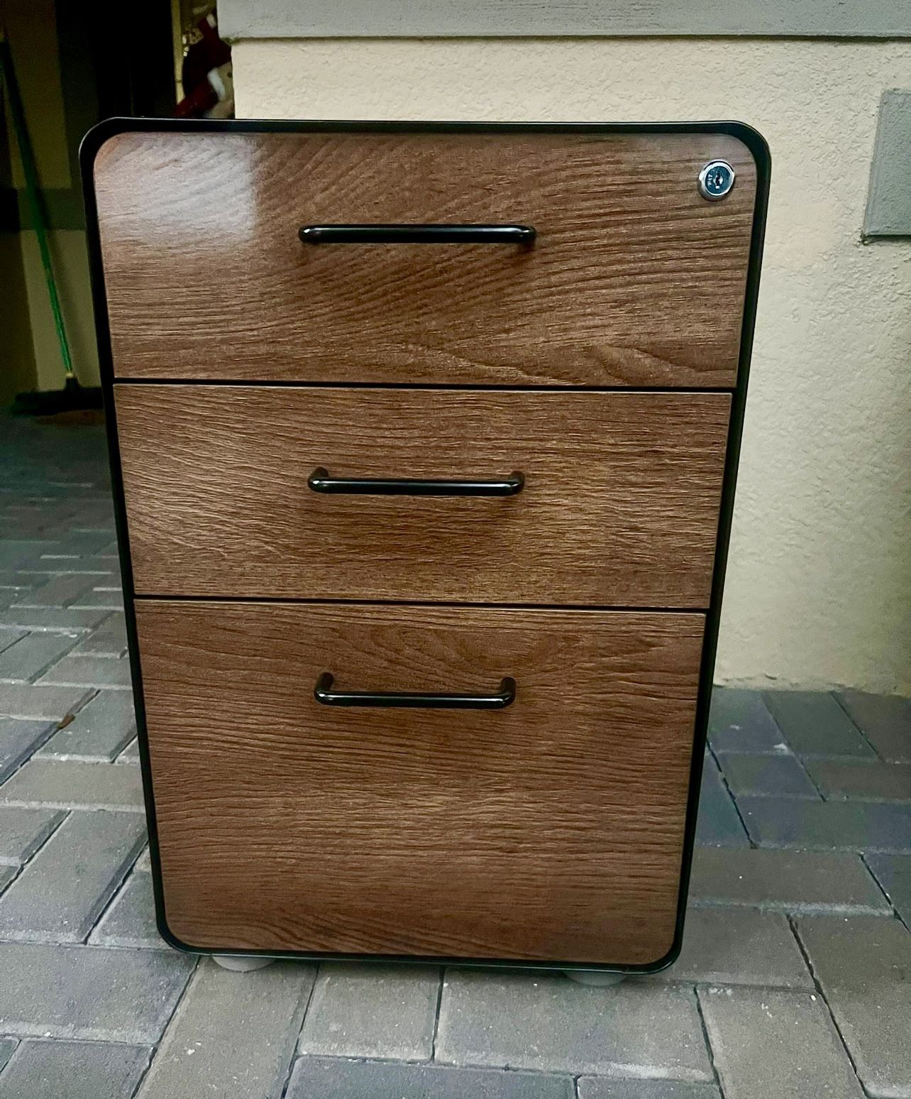 Poppin Stow 3-Drawer File Cabinet
