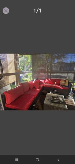Outdoor patio couches