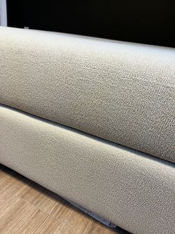 Beautiful neutral color ottoman