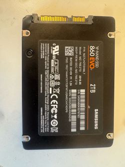Samsung 860 EVO 2TB SSD – $175 OBO