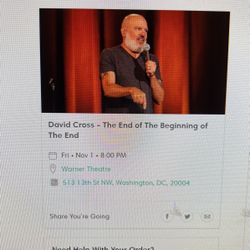 David Cross Tickets - Good seats (2)
