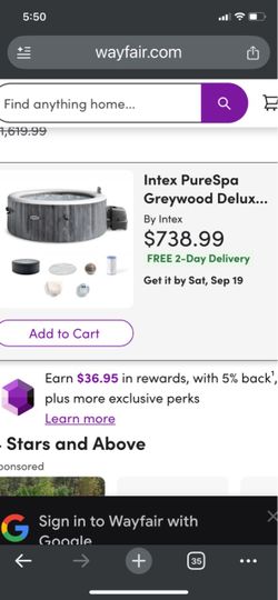 Intex PureSpa Greywood Deluxe liner