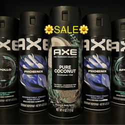 NOW $13.99 (PACK OF 3) AXE DEODORANTS BODY SPRAY
