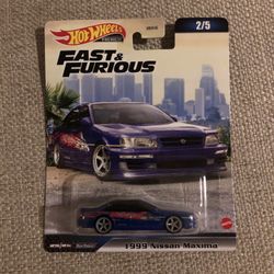 Hot Wheels Fast And Furious 1999 Nissan Maxima