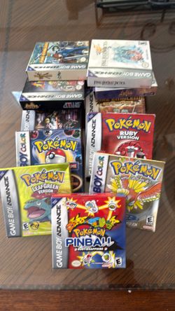Game boy boxes